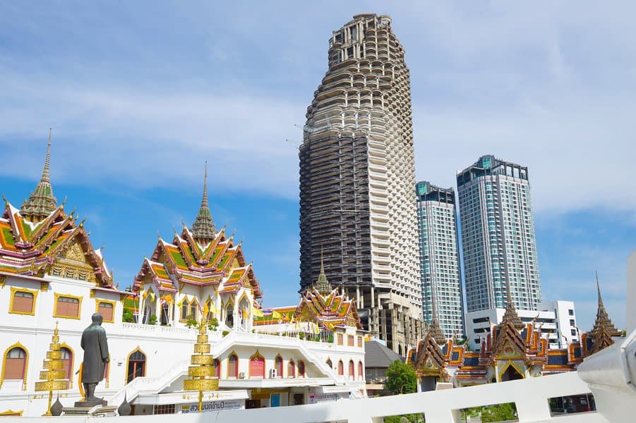 曼谷的沙顿独特塔