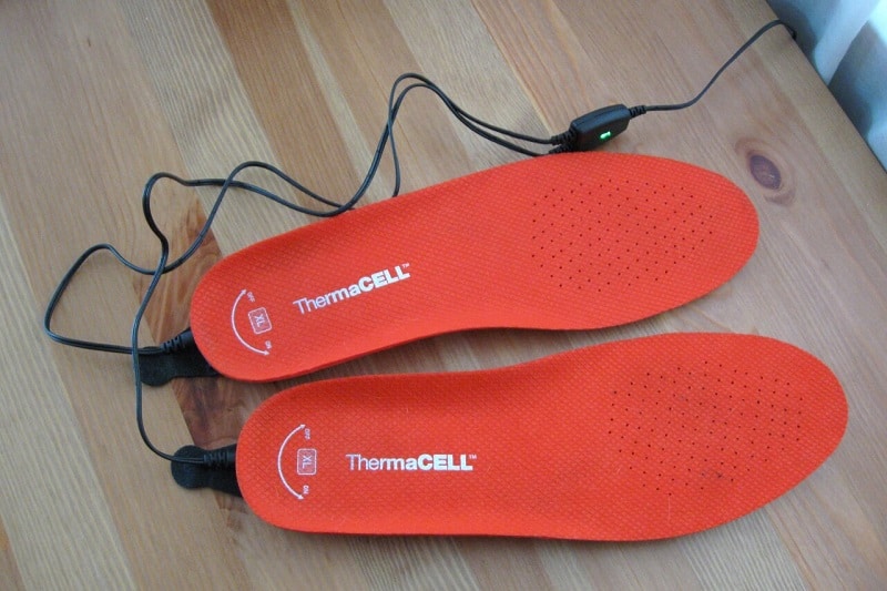 ThermaCell加热鞋垫让你的脚无线温暖