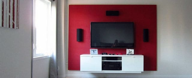 DIY浮动墙项目-建立自己的单身汉公寓电视Stand